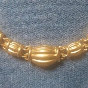 Vintage Givenchy Gold Tone Statement Necklace